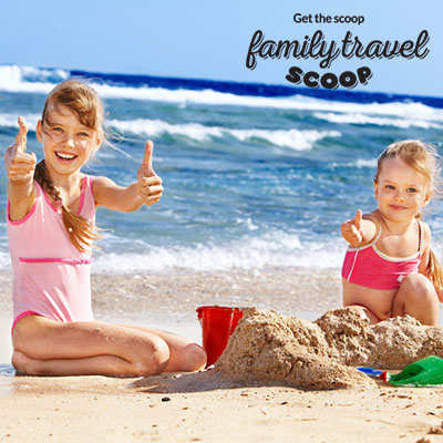 malta beach with kids