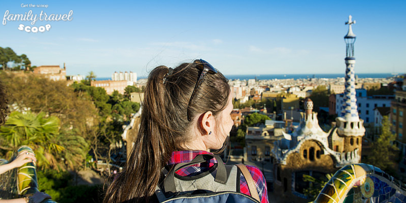 Teeanger at Guell Park in Barcelona