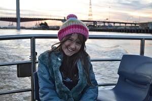 child on ferry to williamstown