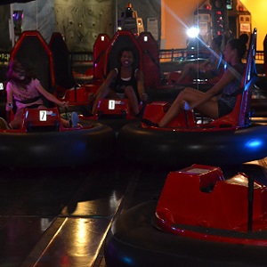 bumper cars at funhaven