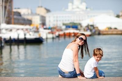 Mother and Child in Helsinki