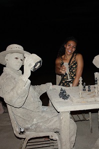 Human Sand Sculptures on the malecon in Puerto Vallarta