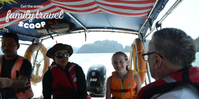 boat tour with kids in malaysia