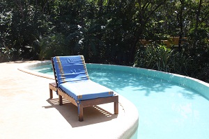 by the pool in costa rica