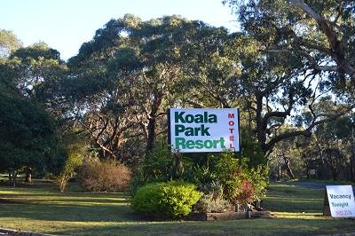 koala park reort sign