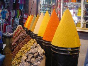 spice market in Morocco