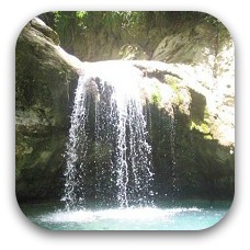 waterfall in puerto plata