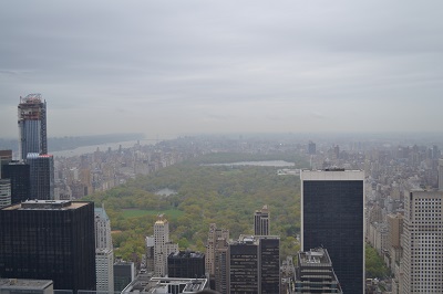view from top of the rock