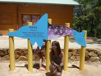 kids at the aboriginal center in margaret river