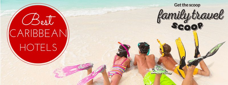 Caribbean hotels kids on a beach