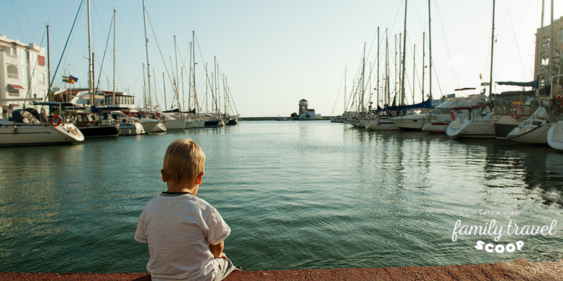 Little Boy in Crete Harbour