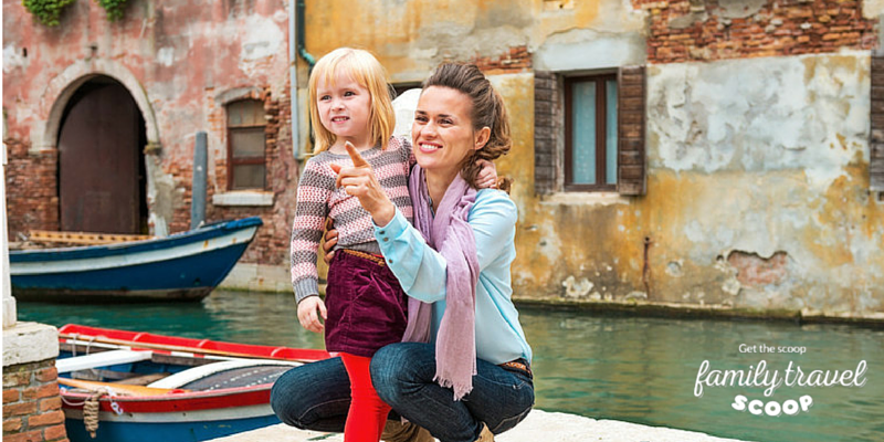 little girl in venice