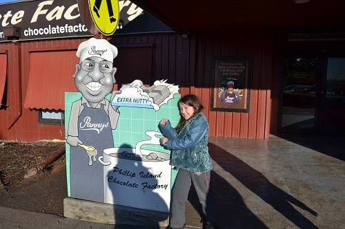 child in theMargaret river chocolate factory