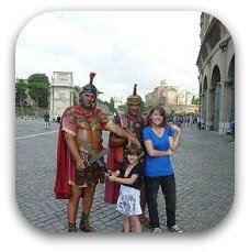 gladiators in rome with kids