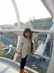 child on the london eye