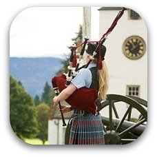 bagpipe player