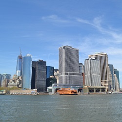 view from NYC taxi